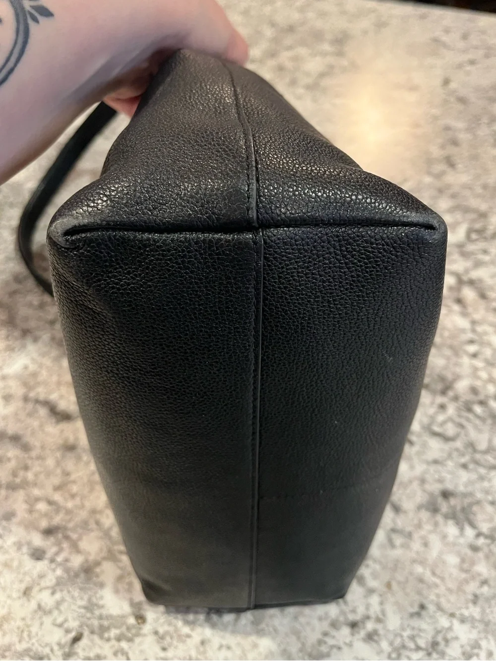 kate spade New York Black Leather Shoulder Bag